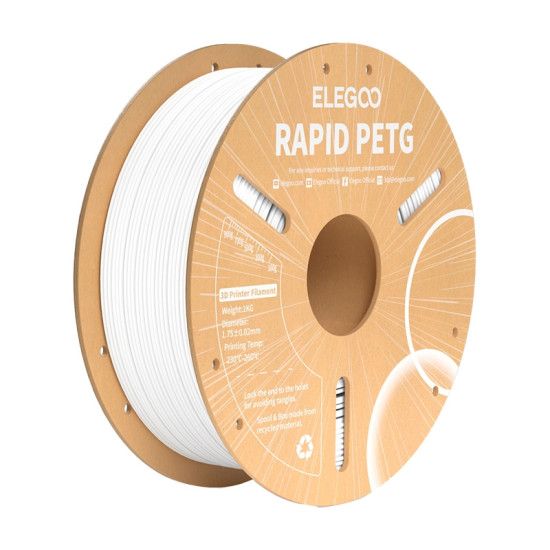 ELEGOO Rapid PETG Filament (White) ELEGOO Rapid PETG Filament (White)