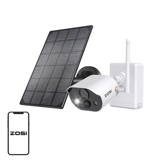 IP Outdoor Camera + Solar Panel ZOSI C306Pro WiFi 3MP IP66 IP Outdoor Camera + Solar Panel ZOSI C306Pro WiFi 3MP IP66