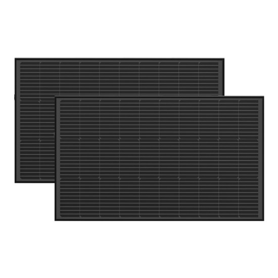 Photovoltaic panel set 2x EcoFlow 100W (rigid structure) Photovoltaic panel set 2x EcoFlow 100W (rigid structure)