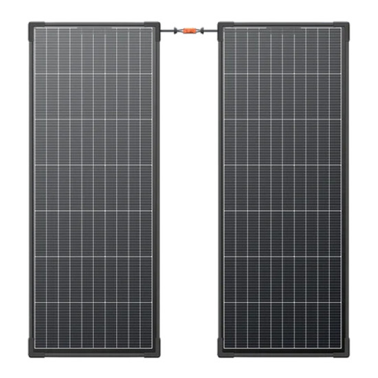 Set 2x EcoFlow 130W photovoltaic panel (rigid construction) Set 2x EcoFlow 130W photovoltaic panel (rigid construction)