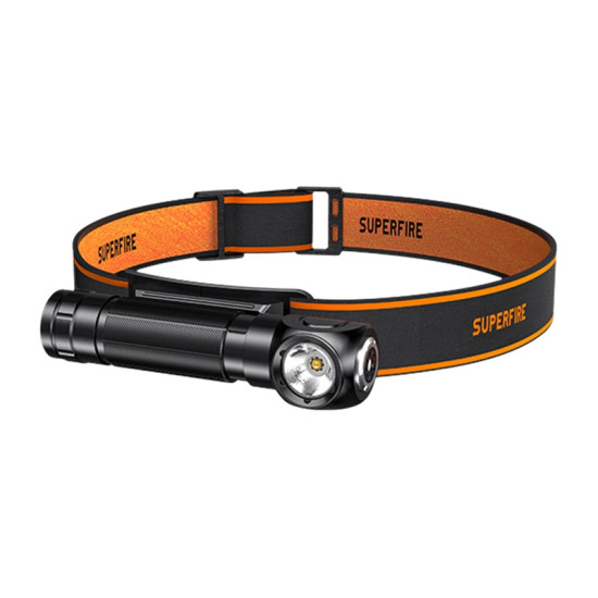 Headlight SuperfireTH04-S, 1000lm, USB-C Headlight SuperfireTH04-S, 1000lm, USB-C