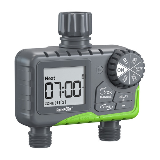 2-Zone Hose Timer Raintpoint ITV205 2-Zone Hose Timer Raintpoint ITV205
