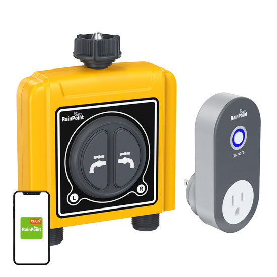 2-Zone Smart Hose Timer RainPoint with app 2-Zone Smart Hose Timer RainPoint with app