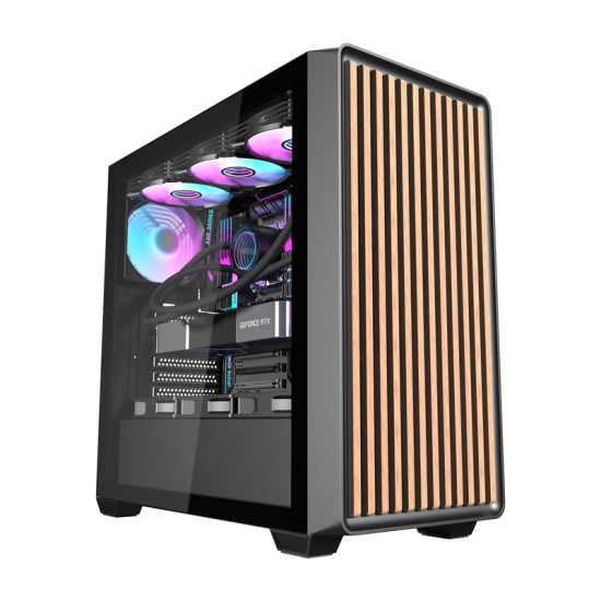 Darkflash DS900WD computer case (black) + 4 fans Darkflash DS900WD computer case (black) + 4 fans