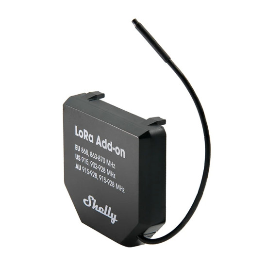 Relay EU868 for gen.3/4 Shelly LoRa Add-on Relay EU868 for gen.3/4 Shelly LoRa Add-on