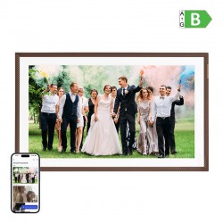 Digital photo frame Arzopa D156 (dark brown) 15.6”
