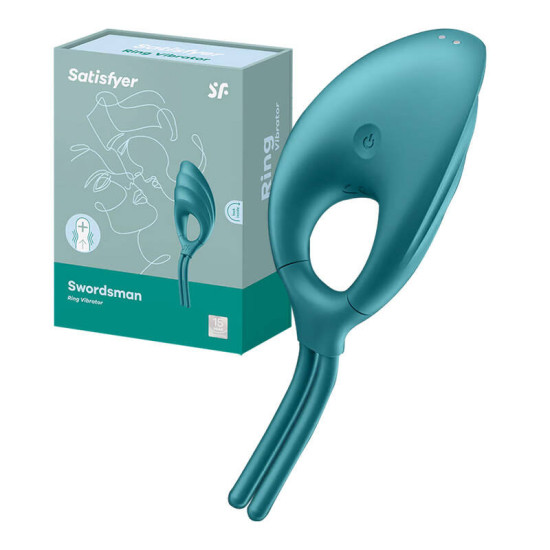 Vibrating ring Satisfyer Swordsman (green) Vibrating ring Satisfyer Swordsman (green)