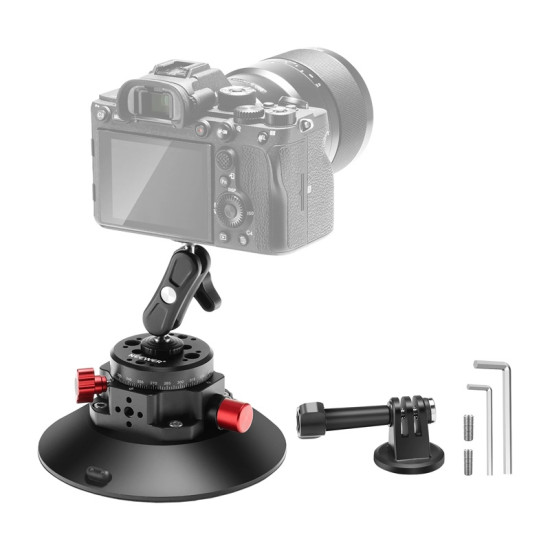Neewer CA013 1/4 inch suction cup mount for sports cameras (DJI Action, GoPro, Insta360) Neewer CA013 1/4 inch suction cup mount for sports cameras (DJI Action, GoPro, Insta360)