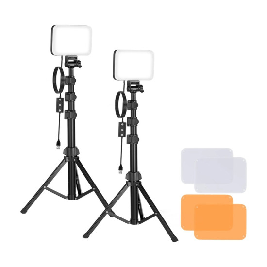 Kit Neewer BP66 two lamps LED + filters + tripods Kit Neewer BP66 two lamps LED + filters + tripods