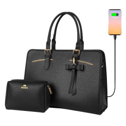 Laptop tote bag 15.6'' Matein 1310 Black USB