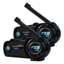 Headset intercom Fodsports FX8 Air 2 pack (black)
