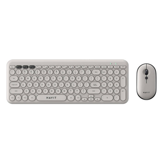 Wireless gaming combo 2in1 Havit KB254GCM keyboard + mouse (grey) Wireless gaming combo 2in1 Havit KB254GCM keyboard + mouse (grey)