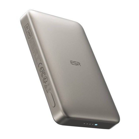 ESR Qi2 MagSlim Powerbank 10000 mAh (titanium) ESR Qi2 MagSlim Powerbank 10000 mAh (titanium)