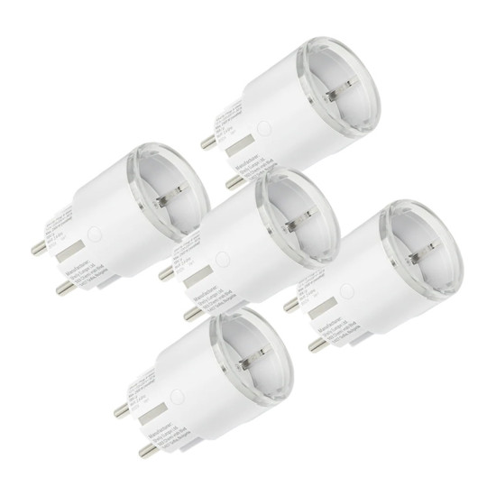 Set of 5 Shelly Plug S MTR Gen3 Smart Outlet (Black) Set of 5 Shelly Plug S MTR Gen3 Smart Outlet (Black)
