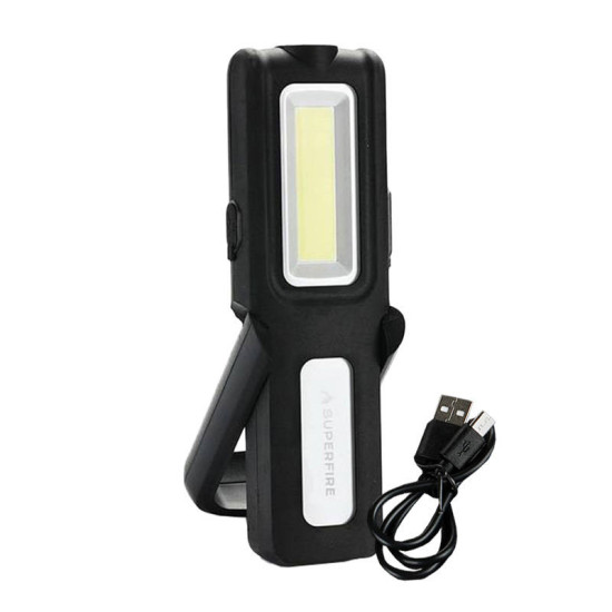 Workshop flashlight Superfire G12, 566lm, USB Workshop flashlight Superfire G12, 566lm, USB