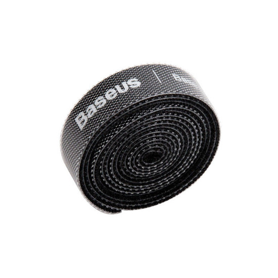 Baseus Ταινία Velcro Colourful Circle Straps 1m (Μαύρο) Baseus Ταινία Velcro Colourful Circle Straps 1m (Μαύρο)