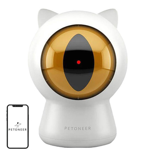 Petoneer Παιχνίδι γάτας/σκύλου με Έξυπνο λέιζερ Smart Dot (Λευκό) Petoneer Παιχνίδι γάτας/σκύλου με Έξυπνο λέιζερ Smart Dot (Λευκό)