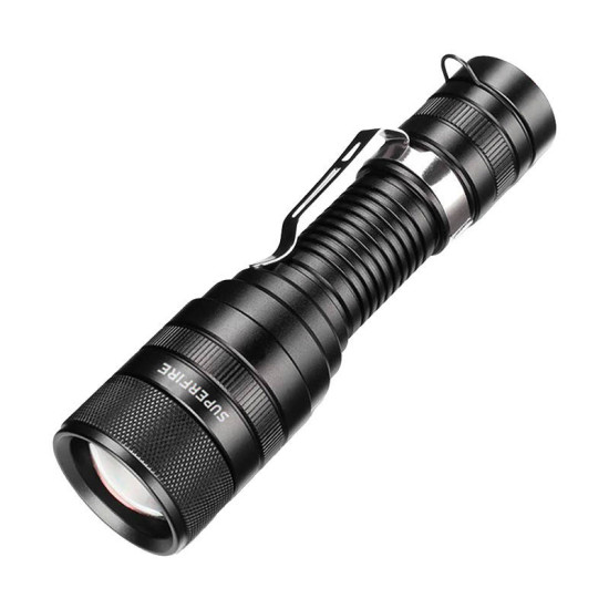 Flashlight Superfire F5, 1100lm, USB Flashlight Superfire F5, 1100lm, USB