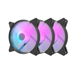 Darkflash Σετ Ανεμιστήρων PC RGB C6 3σε1 120x120 (Μαύρο)