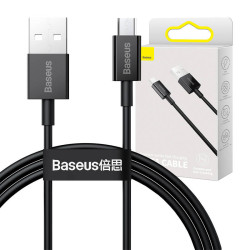 Baseus Καλώδιο USB σε MicroUSB Superior Series, 2A, 1m (Μαύρο)