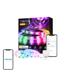 Meross Έξυπνη Ταινία Φωτισμού LED Wi-Fi MSL320  2x 5m (HomeKit) (2τμχ)