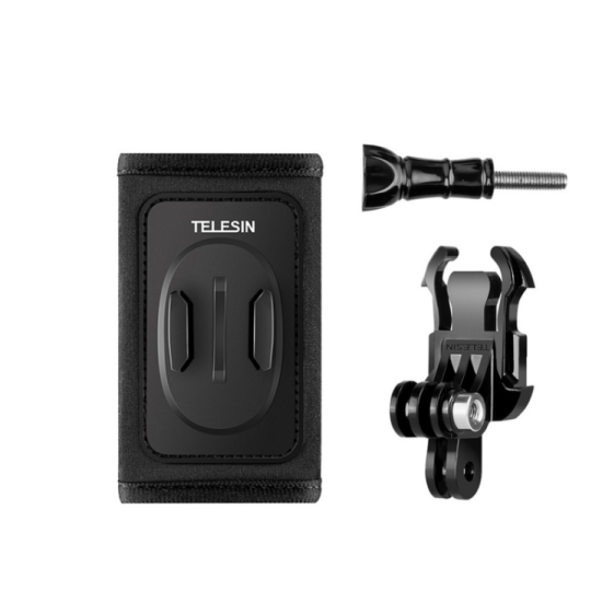 Backpack strap Telesin mount kit with J-hook for GoPro/Osmo Action (GP-BPM-003) Backpack strap Telesin mount kit with J-hook for GoPro/Osmo Action (GP-BPM-003)