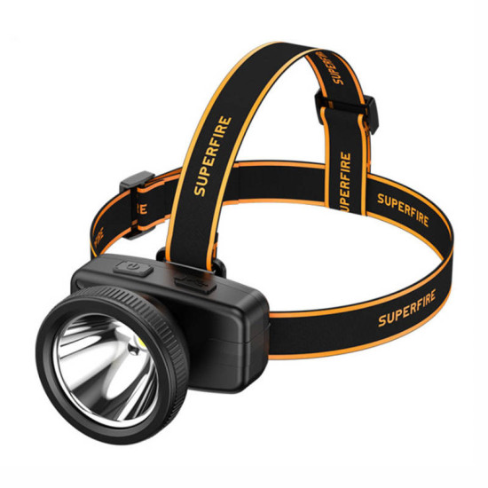 Φακός κεφαλής Superfire HL55 – 150 lm, USB-C, 4 λειτουργίες, 270 μ. Φακός κεφαλής Superfire HL55 – 150 lm, USB-C, 4 λειτουργίες, 270 μ.