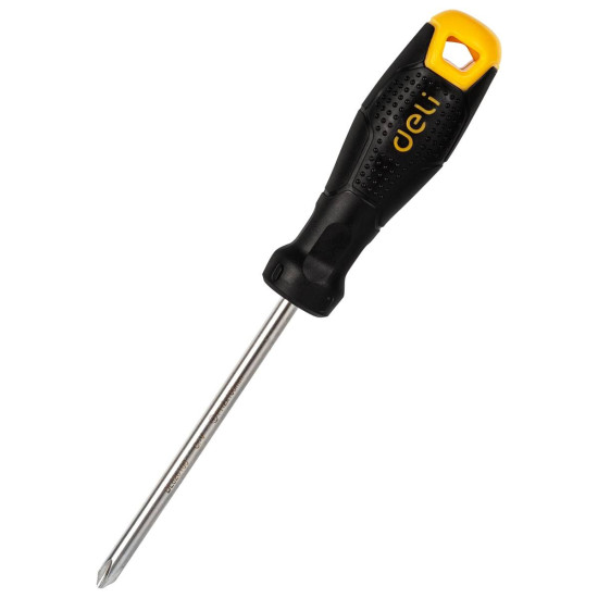 Philips Screwdriver PH2x100mm Deli Tools EDL626100 (black) Philips Screwdriver PH2x100mm Deli Tools EDL626100 (black)