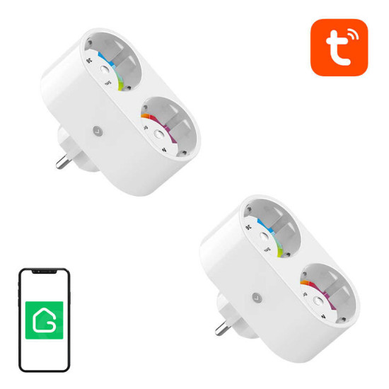 Gosund Διπλή Έξυπνη Πρίζα Εξωτερική WiFi SP211 3500W Tuya (2τμχ) (Λευκό) Gosund Διπλή Έξυπνη Πρίζα Εξωτερική WiFi SP211 3500W Tuya (2τμχ) (Λευκό)