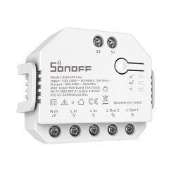 Sonoff Έξυπνος Ενδιάμεσος Διακόπτης WiFi Dual R3 Lite (Λευκό)