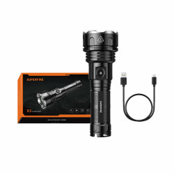 Φακός Superfire R3 P90 – 2000 lm, USB, 36W, 5 λειτουργίες, 350 μ.