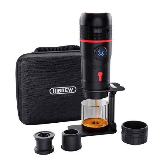 HiBREW Φορητή Καφετιέρα για Κάψουλες H4 Premium 3σε1 με Θήκη 15bar (Μαύρο) HiBREW Φορητή Καφετιέρα για Κάψουλες H4 Premium 3σε1 με Θήκη 15bar (Μαύρο)