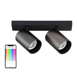Yeelight Σποτ Οροφής Spotlight YLDDL-0084-B Διπλό (Μαύρο)