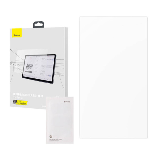 Baseus Προστατευτικό Tempered Glass Crystal 0.3mm για Tesla X/S 17'' (Διαφανές) Baseus Προστατευτικό Tempered Glass Crystal 0.3mm για Tesla X/S 17'' (Διαφανές)