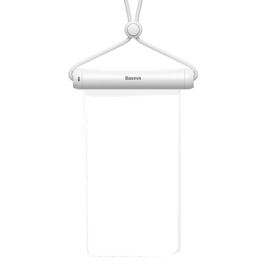 Baseus Αδιάβροχη Θήκη για Smartphone Cylinder Slide-Cover (Λευκό) Baseus Αδιάβροχη Θήκη για Smartphone Cylinder Slide-Cover (Λευκό)
