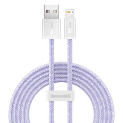 Baseus Καλώδιο USB σε Lightning Dynamic 2 Series, 2.4A, 2m (Λιλά)