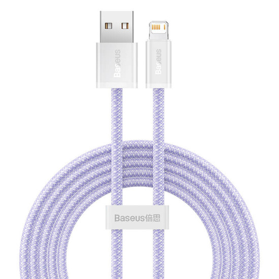 Baseus Καλώδιο USB σε Lightning Dynamic 2 Series, 2.4A, 2m (Λιλά) Baseus Καλώδιο USB σε Lightning Dynamic 2 Series, 2.4A, 2m (Λιλά)