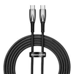 Baseus Καλώδιο USB-C σε USB-C Glimmer Series, 100W, 2m (Μαύρο)