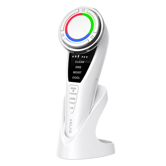 Ultrasonic facial massager with light therapy ANLAN 01-ADRY15-001 Ultrasonic facial massager with light therapy ANLAN 01-ADRY15-001