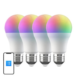 Broadlink Έξυπνη λάμπα LED BLU LB4E27 RGB (4τμχ)