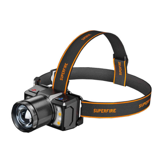 Headlight Superfire HL25, 700lm, USB-C Headlight Superfire HL25, 700lm, USB-C