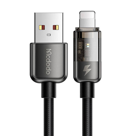 Lightning cable Mcdodo CA-3140 12W, 1.2m (black) Lightning cable Mcdodo CA-3140 12W, 1.2m (black)