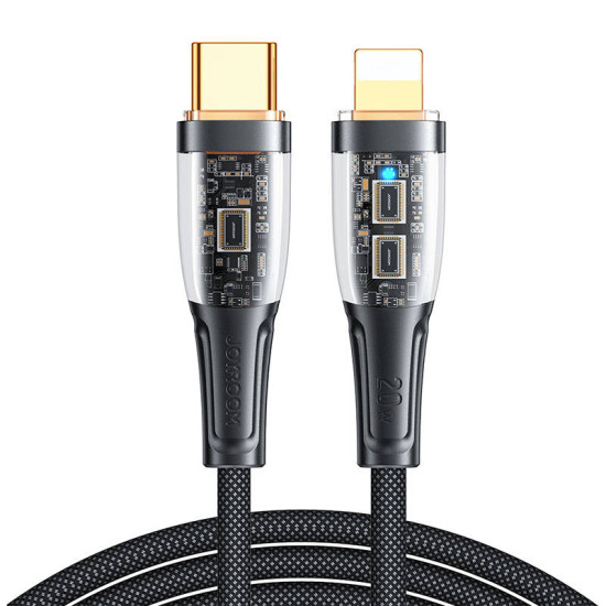 Joyroom S-C Lightning 20W 1.2m USB to USB-C Lightning cable S-CL020A3 (black) Joyroom S-C Lightning 20W 1.2m USB to USB-C Lightning cable S-CL020A3 (black)