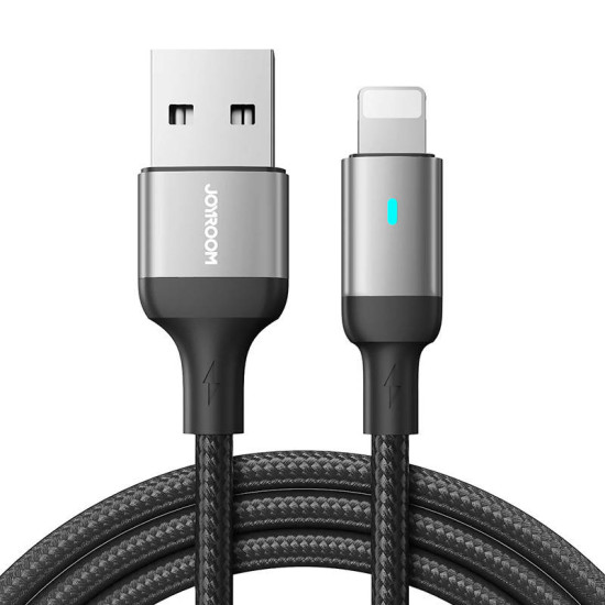 Cable to USB-A / Lightning / 2.4A / 3m Joyroom S-UL012A10 (black) Cable to USB-A / Lightning / 2.4A / 3m Joyroom S-UL012A10 (black)