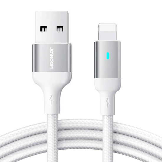 Cable to USB-A / Lightning / 2.4A / 3m Joyroom S-UL012A10 (white) Cable to USB-A / Lightning / 2.4A / 3m Joyroom S-UL012A10 (white)