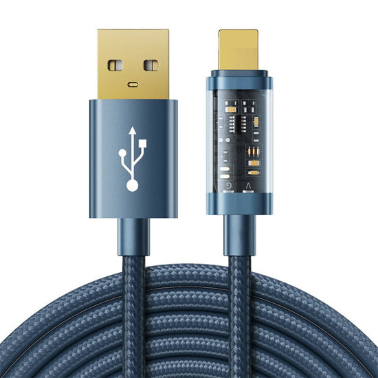 Cable to USB-A / Lightning / 2.4A / 1.2m Joyroom S-UL012A12 (blue) Cable to USB-A / Lightning / 2.4A / 1.2m Joyroom S-UL012A12 (blue)