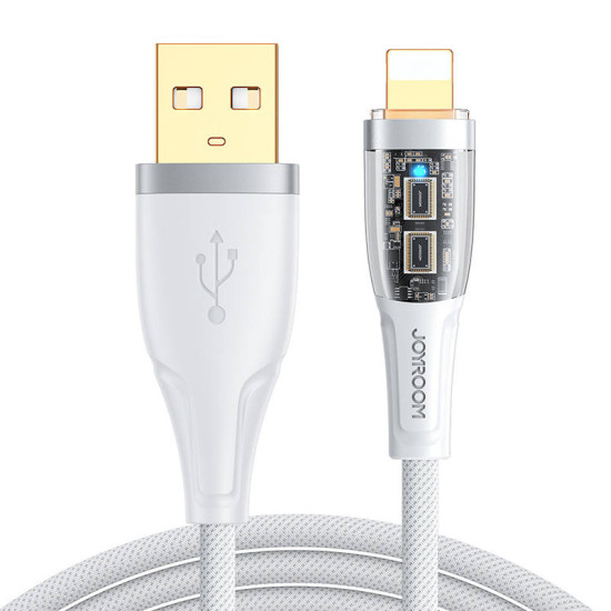 Cable to USB-A / Lightning / 2.4A / 1.2m Joyroom S-UL012A3 (white) Cable to USB-A / Lightning / 2.4A / 1.2m Joyroom S-UL012A3 (white)