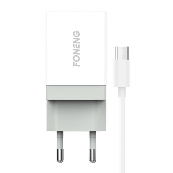 Fast charger Foneng 1x USB K210 10.5W + USB Micro Fast charger Foneng 1x USB K210 10.5W + USB Micro