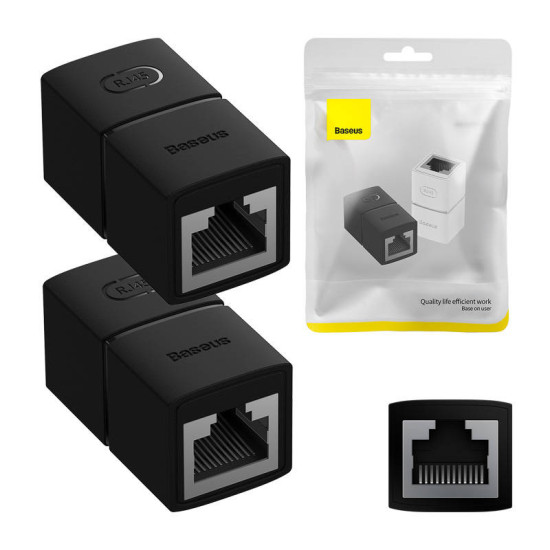 Baseus Σύνδεσμος Καλωδίων AirJoy Series (2τμχ) (Μαύρο) Baseus Σύνδεσμος Καλωδίων AirJoy Series (2τμχ) (Μαύρο)