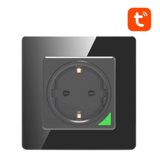 Avatto Έξυπνη Πρίζα WiFi N-WOT10-EU-B TUYA (Μαύρο) Avatto Έξυπνη Πρίζα WiFi N-WOT10-EU-B TUYA (Μαύρο)